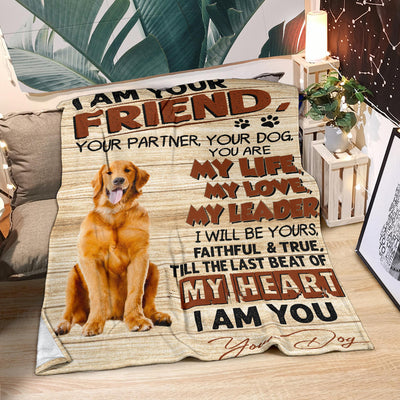 Golden Retriever-My Love Blanket