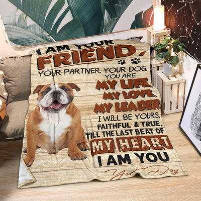 English Bulldog-My Love Blanket