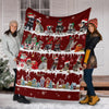 Schnauzer Snow Christmas Blanket
