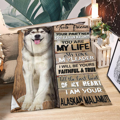 Alaskan Malamute-Your Partner Blanket