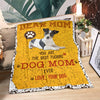 Jack Russell Terrier-Dog Mom Ever Blanket