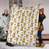 Golden Retriever Paw Blanket