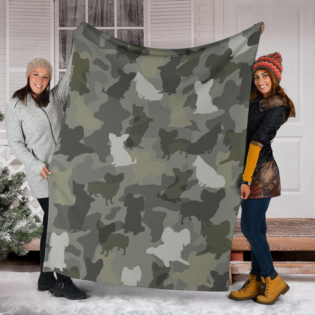 Papillon Camo Blanket