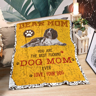 English Springer Spaniel-Dog Mom Ever Blanket