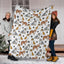 Shetland Sheepdog Paw Blanket