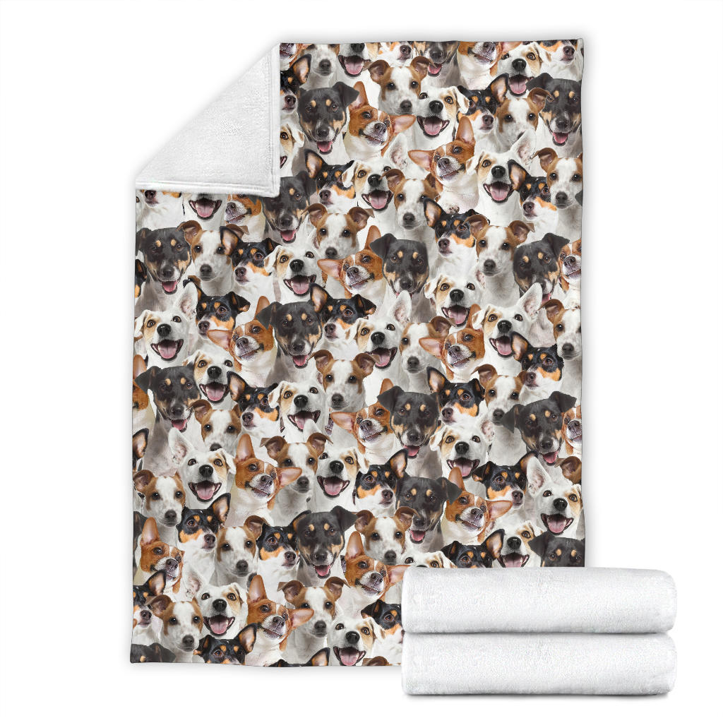 Jack Russell Terrier Full Face Blanket