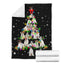 Parson Russell Terrier Christmas Tree Blanket