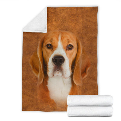 Beagle Face Hair Blanket