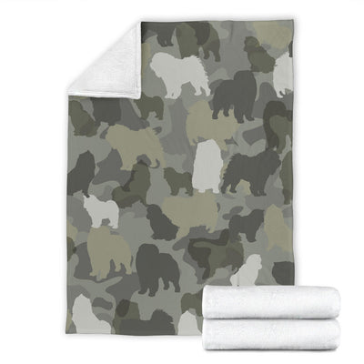 Chow Chow Camo Blanket