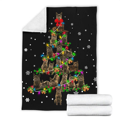 Kai Ken Christmas Tree Blanket