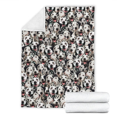 Dalmatian Full Face Blanket