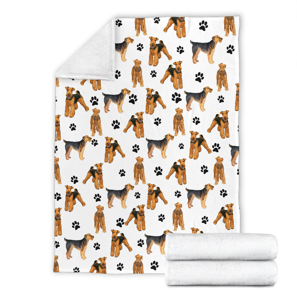 Lakeland Terrier Paw Blanket