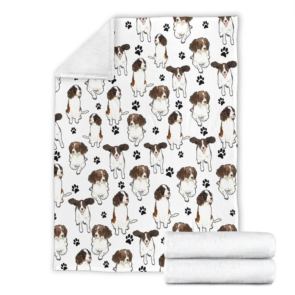 English Springer Spaniel Paw Blanket