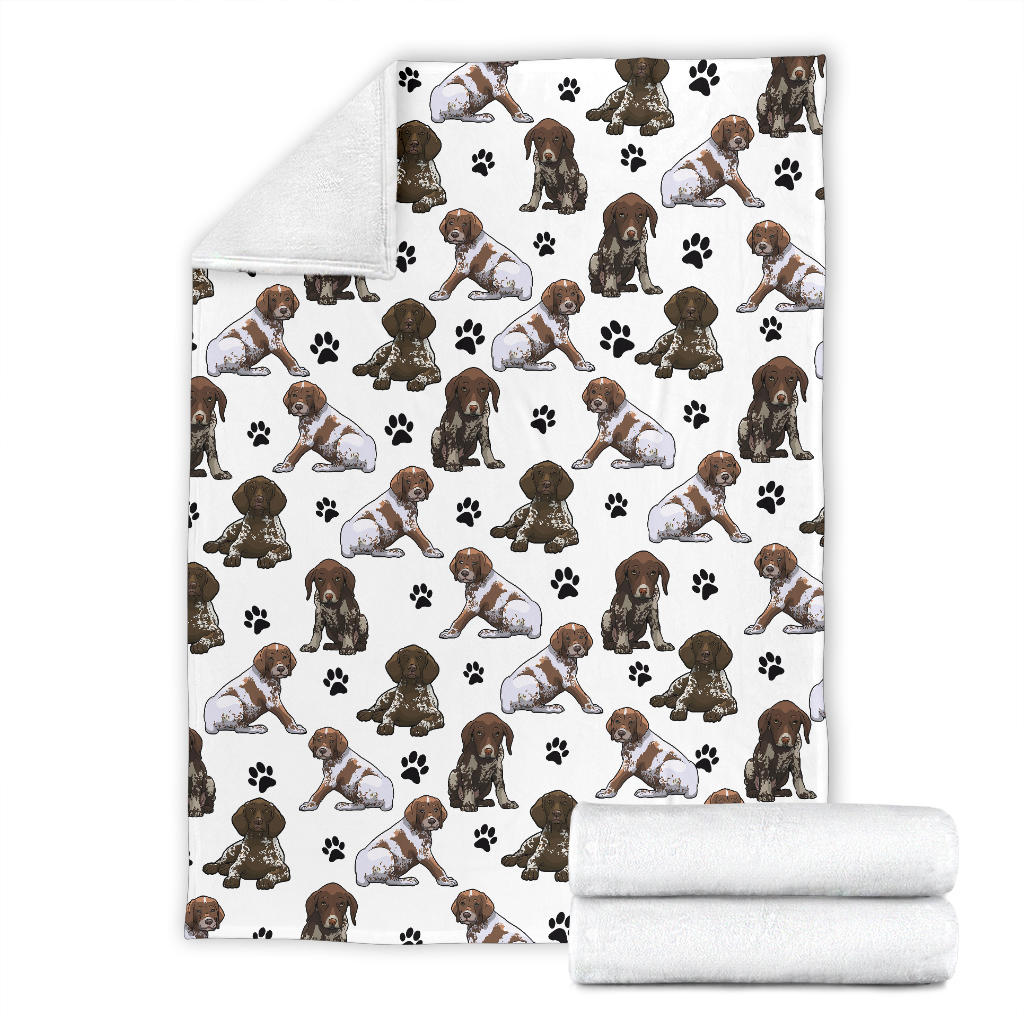 German Shorthaired Pointer Paw Blanket