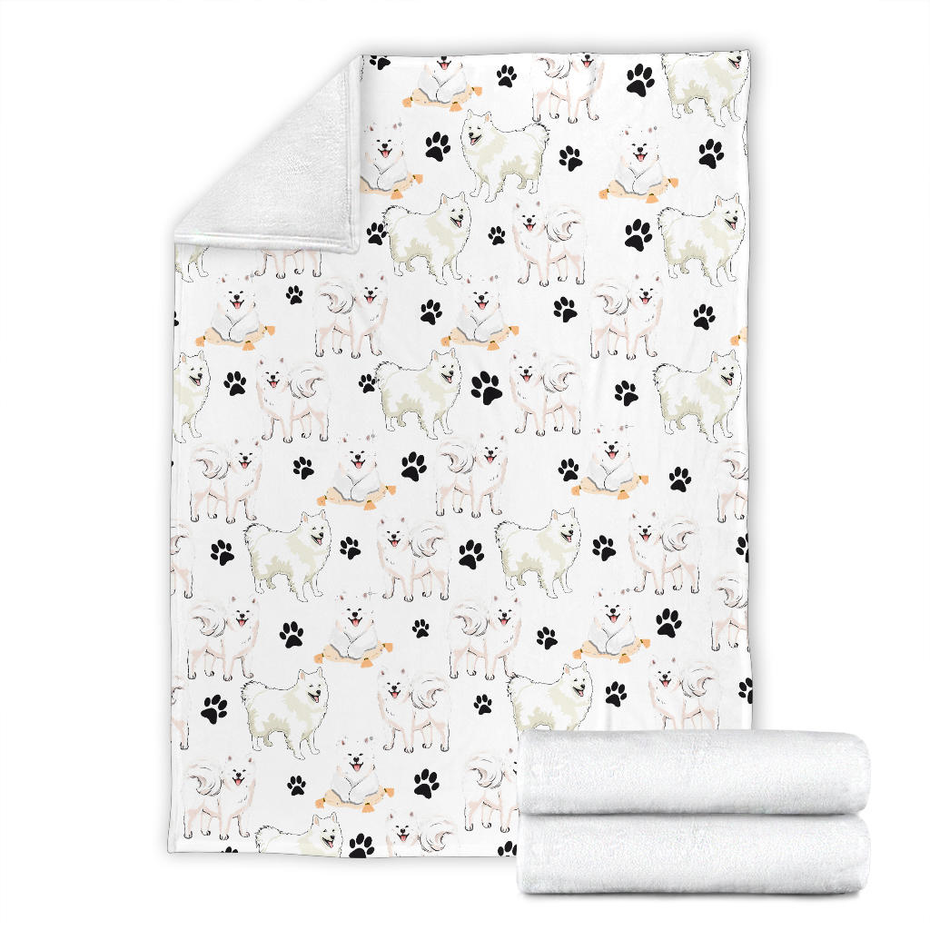 Samoyed Paw Blanket