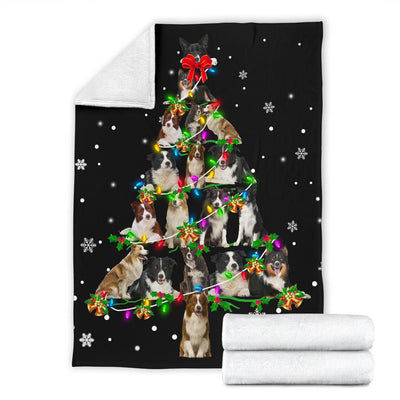 Border Collie Christmas Tree