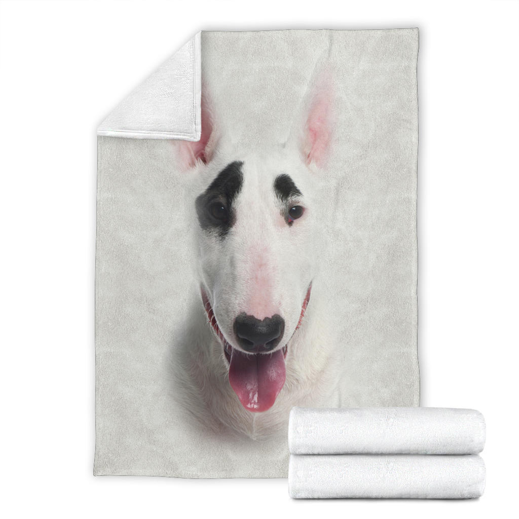 Bull Terrier Face Hair Blanket