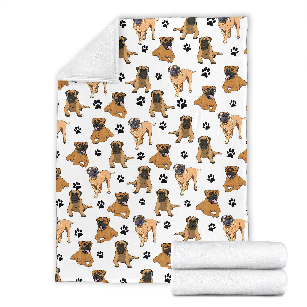 Bullmastiff Paw Blanket