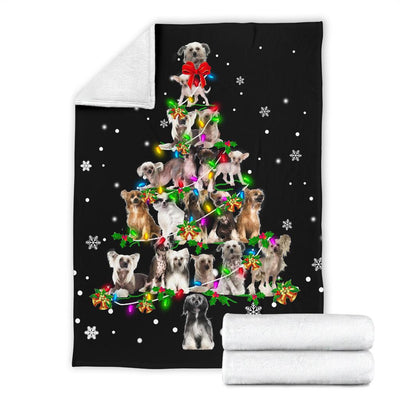 Chinese Crested Dog Christmas Tree