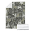 Akita Camo Blanket