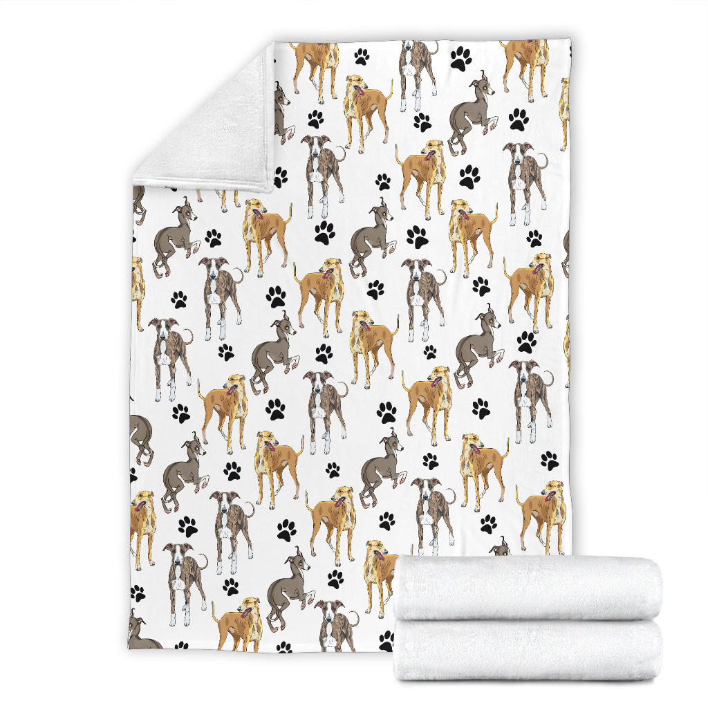 Sighthound Paw Blanket