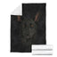 Dutch Shepherd Face Hair Blanket