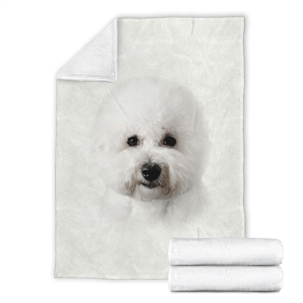 Bichon Face Hair Blanket