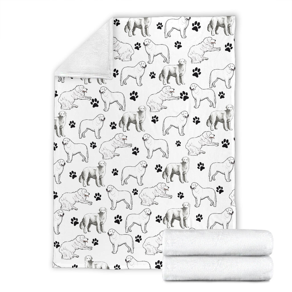 Kuvasz Paw Blanket