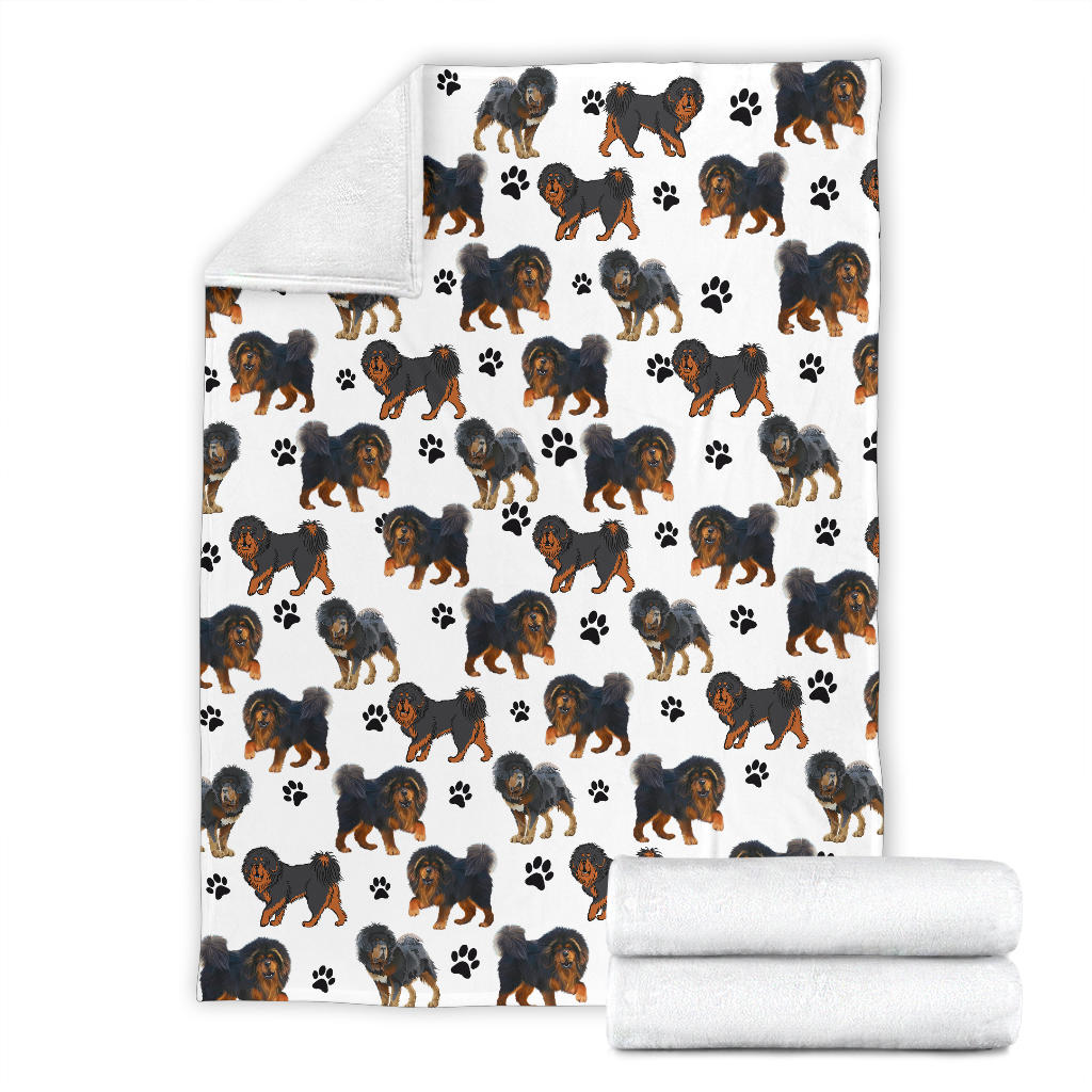 Tibetan Mastiff Paw Blanket