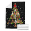 Labradoodle Christmas Tree Blanket