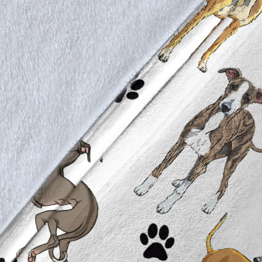 Sighthound Paw Blanket