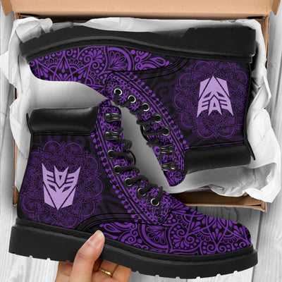 Toby Purple Mandala All-Season Boots