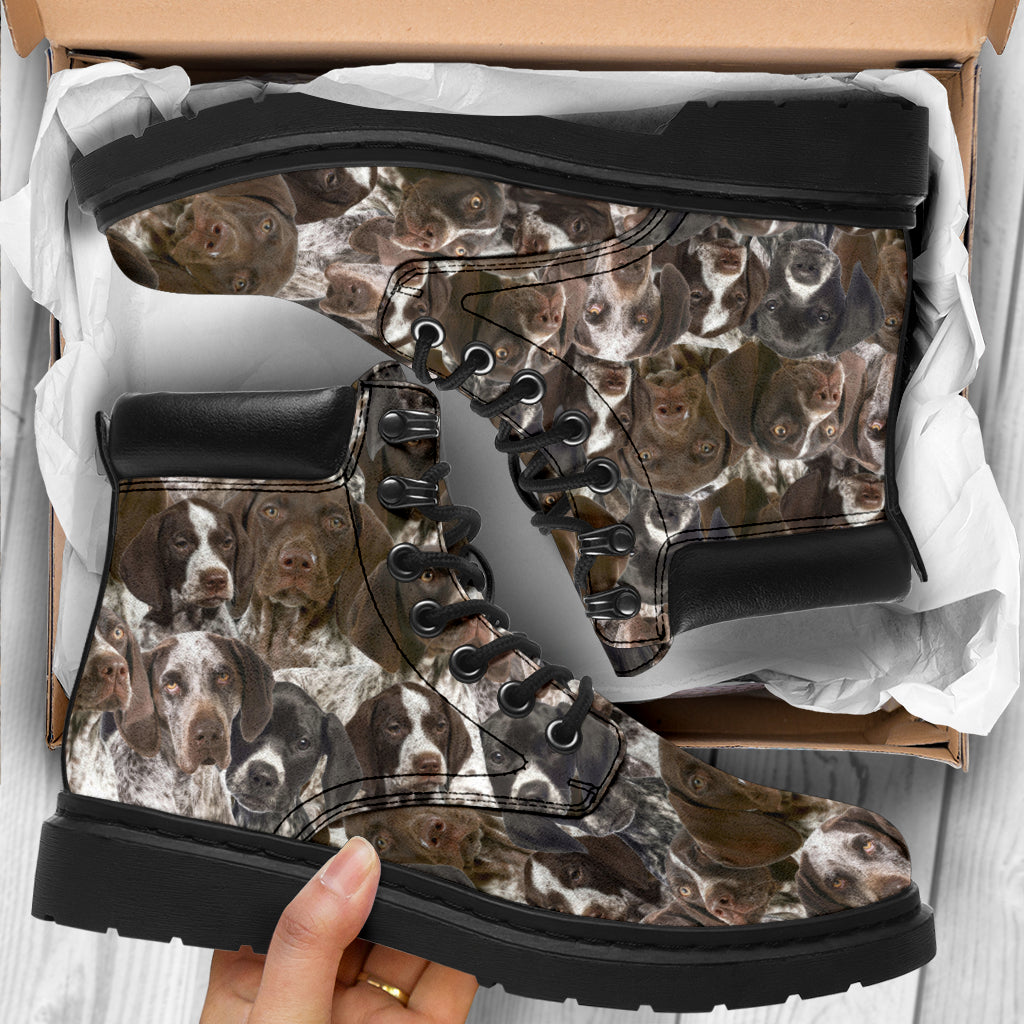German Shorthaired Pointer Full Face All-Season Boots
