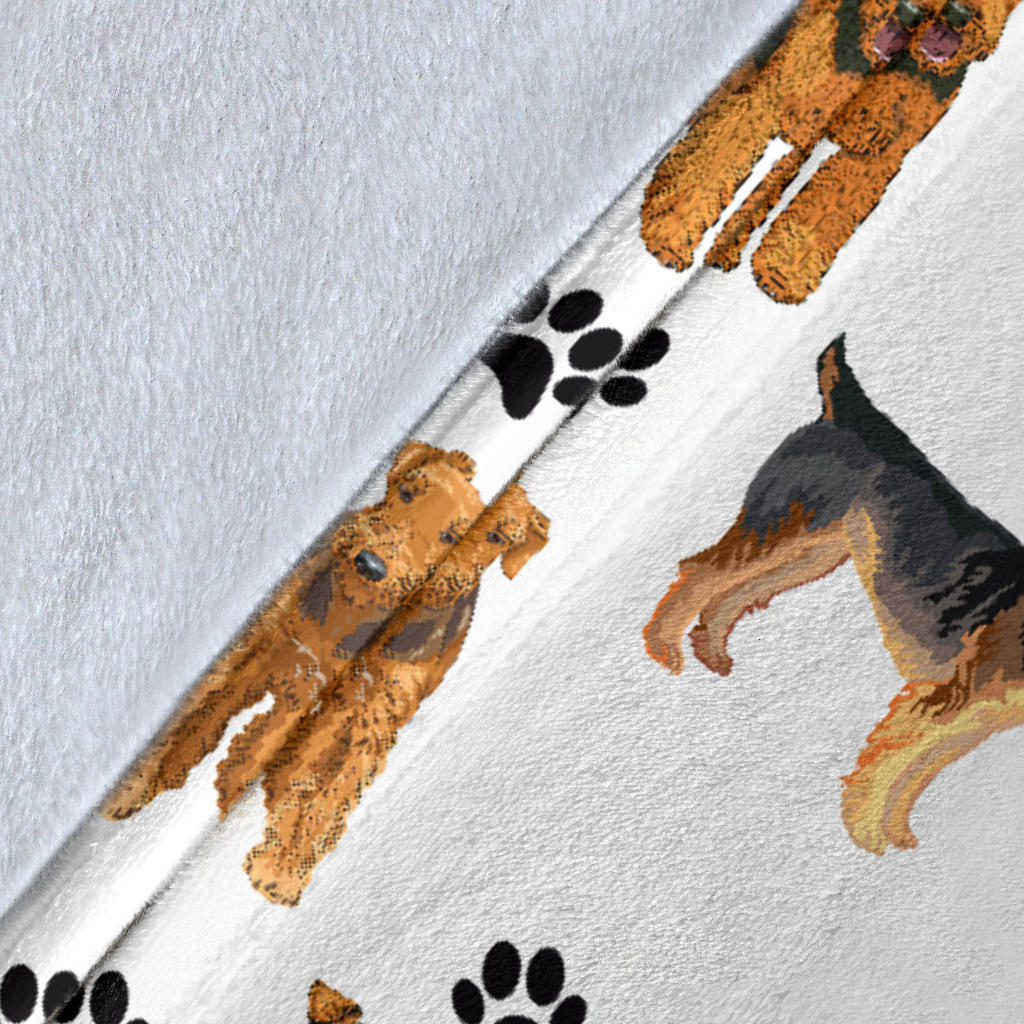 Lakeland Terrier Paw Blanket