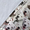 Dogo Argentino Full Face Blanket