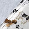 Tibetan Terrier Paw Blanket