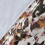 Bull Terrier Full Face Blanket