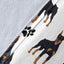 Doberman Pinscher Paw Blanket