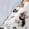 Yorkshire Terrier Paw Blanket