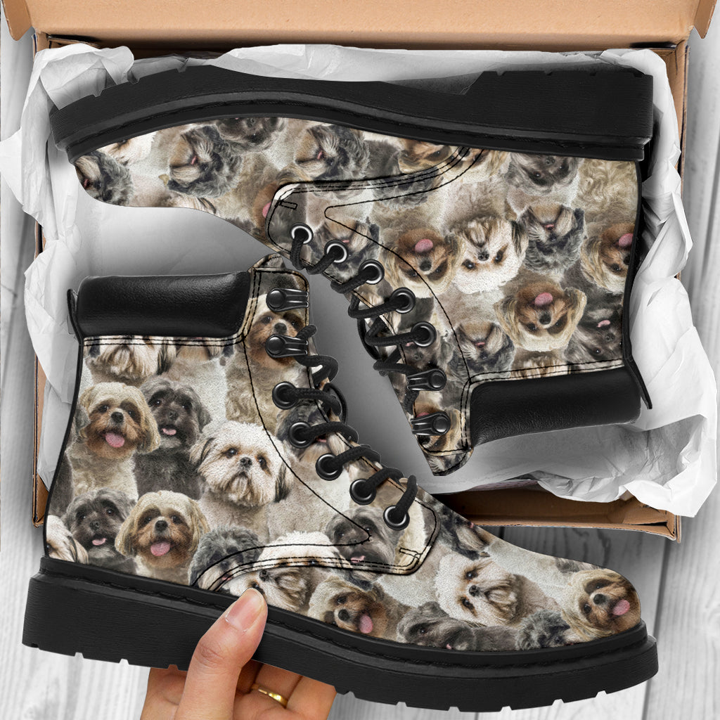 Shih Tzu Full Face All-Season Boots