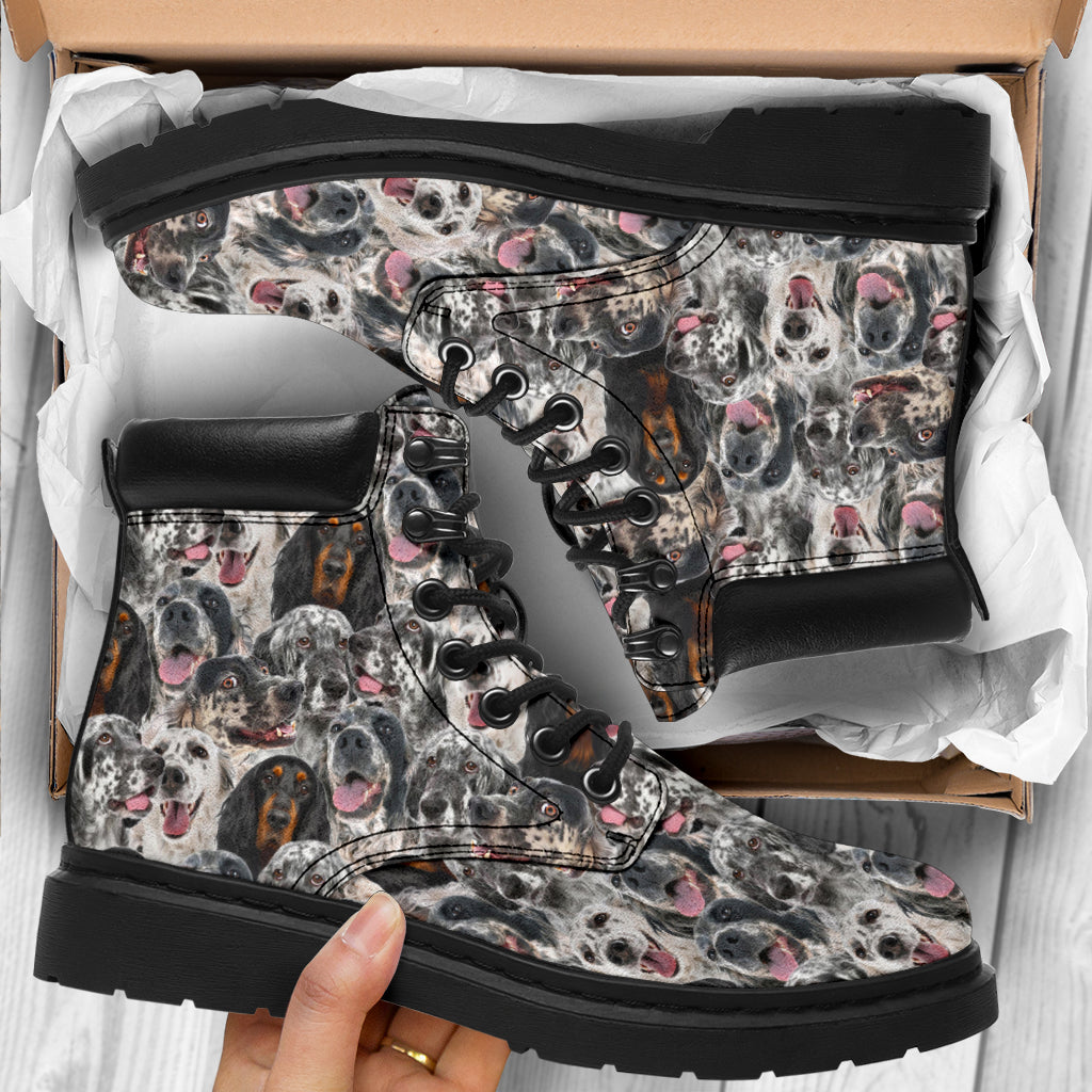 English Setter Full Face All-Season Boots