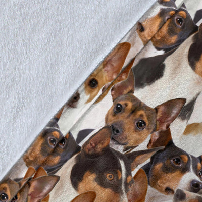 Rat Terrier Full Face Blanket