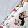 Yorkshire Terrier Heart Blanket