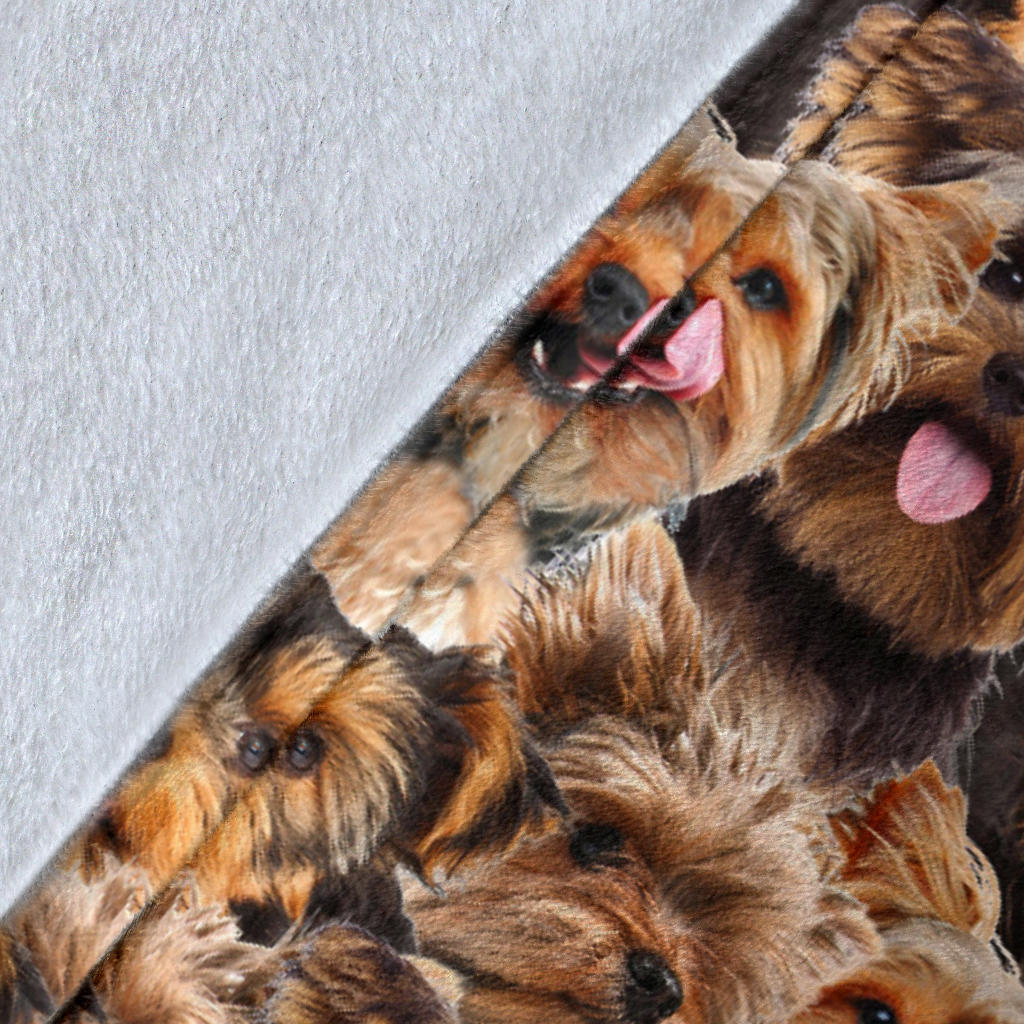 Yorkshire Terrier Full Face Blanket