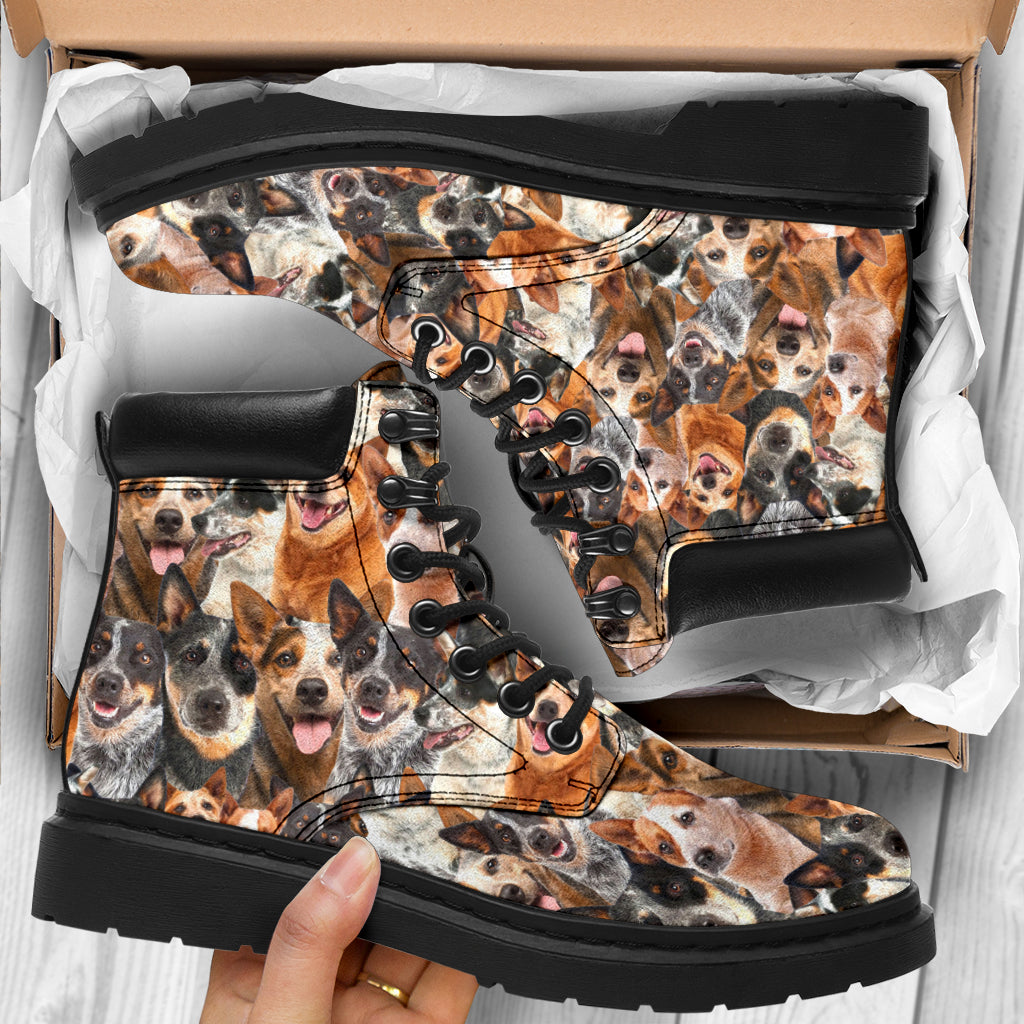 Australian Cattle Dog Full Face All-Season Boots