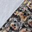 Schnauzer Full Face Blanket