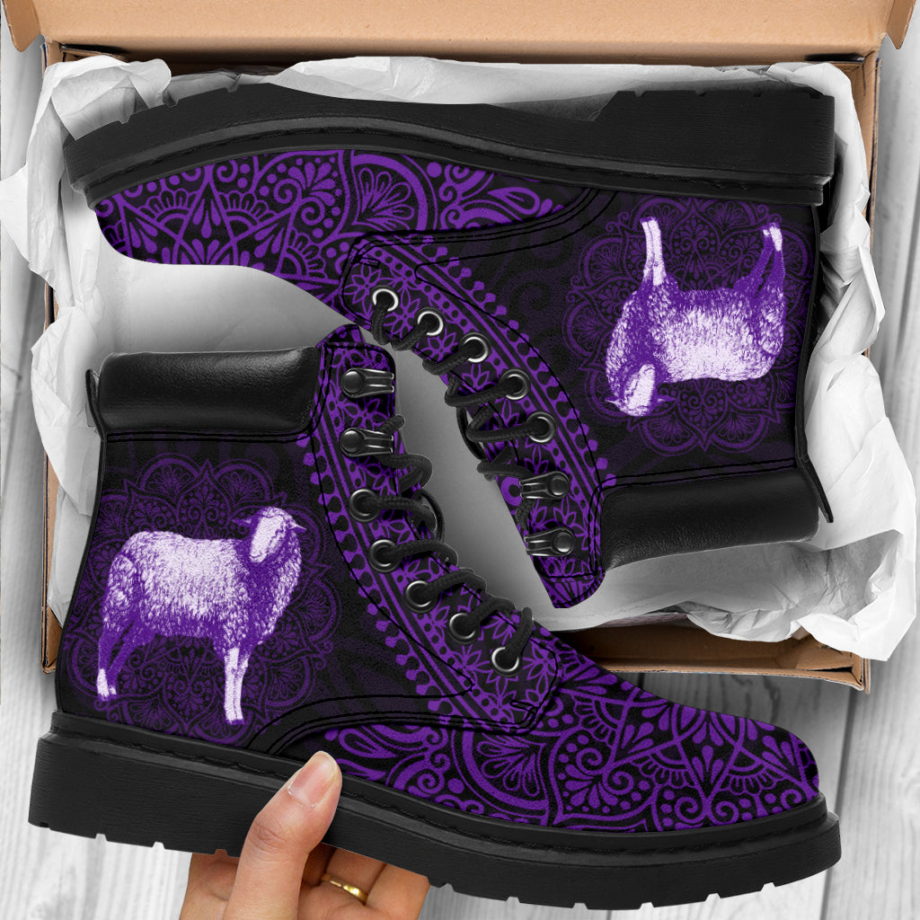 Sheep Mandala All-Season Boots