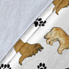 Leonberger Paw Blanket