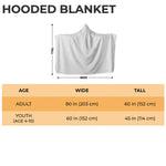 Poodle Paw Hooded Blanket