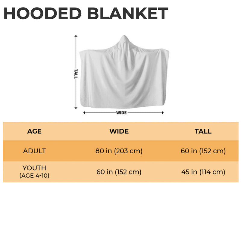 Welsh Corgi Paw Hooded Blanket